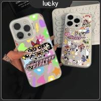 ราคา Lucky Star Powerpuff Girls เคสโทรศัพท์มือถือTPU คส ไอโฟน 16/15/11 ใหม่ 13 14promax หญิง pro สองชั้น คส ไอโฟน12 เคส (28520787859)