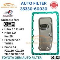 ราคา 35330-60030 Toyota Hilux 2.5 Kun25 / Hilux 3.0 Kun26 / Fortuner 2.7 TGN51 / Prado 2.7 RZJ120 Auto Tranmission Filter (44807421349)