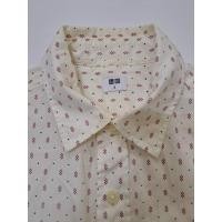 ราคา 0240 เสื้อเชิ้ตแขนสั้น Short Sleeve Shirt ยี่ห้อ UniQlo size S 100%COTTON Made in Indonesia2 (25560849289)