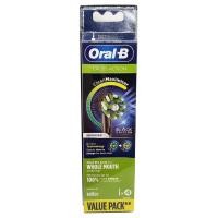ราคา Oral-B CrossAction Replacement Electric Toothbrush Heads (Black) - Pack of 4, EB50BRB-4 (28774200502)