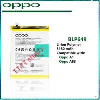 ราคา แบตเตอรี่ Battery oppo A83 model BLP649 แบต ใช้ได้กับ oppo A83 3090mAh มีประกัน 3 เดือน (43763812830)