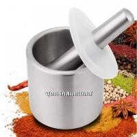 ราคา ครกสแตนเลส ชุดครกสแตนเลส ครก ครกตำกระเทียม ครกตำยา ครกตำพริก Stainless steel mortar (29866349527)
