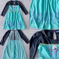 ราคา ชุดแฟนซีเจ้าหญิงเอลซ่าแขนยาวมีผ้าคลุม (8750731662)