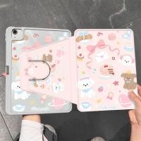 ราคา เคสป้องกันสําหรับ Samsung Galaxy Tab A9 Plus S9plus/s10plus 12.4 นิ้ว Tab A7 lite S10ULTRA S10 FE S7plus/S8plus Tab S6 lite 10.4 นิ้ว A8 S9 FE + 360 องศาฝาครอบแท็บเล็ตหมุน (28836965935)