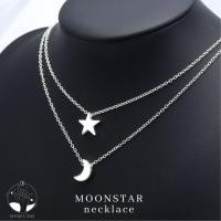ราคา MNL MOONSTAR สร้อยคอเงินแท้ สร้อยจี้ดาว สร้อยจี้พระจันทร์ (22729145562)