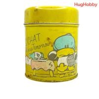 ราคา [มือ2 *มีสนิม] งานเก่าปี 1989 กระป๋องเหล็ก ลายตัวการ์ตูนเป็ด (Milky Land) สีเหลือง ขนาด 9x7.5cm ของสะสมวินเทจ (57007757331)