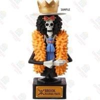 ราคา One Piece Statue Figure BROOK Muguwara Pirates | วันพีช บรู๊ค ฟิกเกอร์ครึ่งตัว งานฐานดำ แบรนด์ Bandai (41762619748)