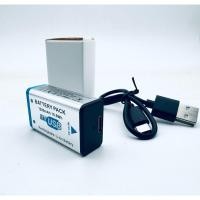 ราคา ถ่านชาร์จ 9V ความจุ 1,200 mAh สามารถชาร์จได้ (24895263394)