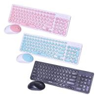ราคา OKER ชุดคีย์บอร์ดเมาส์ไร้สาย Wireless keyboard mouse Combo set รุ่น K885 (43903073127)