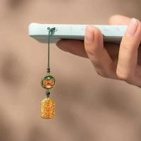 ราคา พร้อมสต็อก เร็ว การส่งสินค้า ทองเหลืองพระเครื่องรถพวงกุญแจเชือกเส้นเล็กจี้ผู้ชายจี้โซ่โชคดีขนาดเล็กที่สําคัญผู262540324 (53307606584)