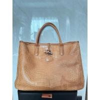 ราคา LONGCHAMP Longchamp Rozo กระเป๋าถือหนัง (40068561773)