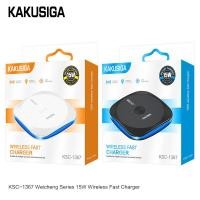 ราคา 15W ที่ชาร์จไร้สาย แท่นชาร์จไรสาย Fast charger wireless charger ที่ชาร์จแบตไร้สาย ใช้กับ iPhone Samsung Huawei AB9 KAKU (45854465500)