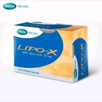 ราคา MEGA We care เมก้าวีแคร์ LIPO-X (30 's) / ไลโป-เอ็กซ์ ผลิตภัณฑ์เสริมอาหาร 30 เม็ด (42059001826)