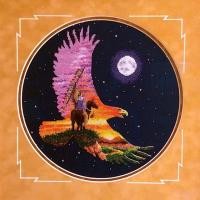 ราคา พร้อมส่งใหม่ IMPORT DIMENSIONS Vintage Cross Stitch ผังลายครอสติช ลาย อินเดียแดง Spirit of the Eagle 247 Native American (4958425579)