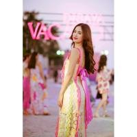 ราคา เดรสแบรนด์แท้disaya brandลูกไม้ฉลุสีเหลืองชมพูสวยมากกก/เดรสลูกไม้/ชุดไปทะเล/ชุดออกงาน/ชุดดารา (42921748878)