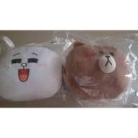 ราคา ่ของพรีเมี่ยม 7-11 หมอนผ้าห่มบราว โคนี่ หมอนสอดมือ พร้อมส่ง หมอนผ้าห่มอุ่นไอรัก ของแท้จากเซเว่น น่าสะสม (3590297567)