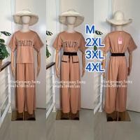 ราคา เสื้อ+กางเกงผ้ายืดนิ่มใส่สบาย ป้ายLove Lady (มือ1ป้ายห้อยทุกแบบ) ชุดเข้าเซท เสื้อผ้างานป้ายราคาถูก (17828182398)