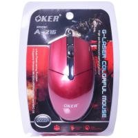 ราคา Mouse USB Optical OKER A-216 GLASER COLORFUL เม้าส์มีสาย (10600832377)