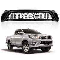 ราคา กระจังหน้า V.4 โลโก้ "TRD" ขาว สีดำ, ขาว 1 ชิ้น สำหรับ โตโยต้า Toyota ไฮลักซ์ Hilux รีโว่ Revo ปี 2015 - 2017 (6846464554)