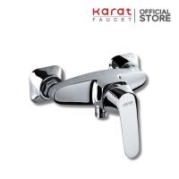 ราคา Karat Faucet ก๊อกฝักบัว ก๊อกผสมยืนอาบแบบก้านโยกติดผนัง สำหรับฝักบัวสายอ่อน รุ่น KF-30-760-50 (18453755000)
