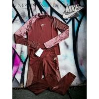 ราคา ของแท้...Nike เสื้อ+กางเกงสำหรับวิ่ง ใส่วิ่ง สีน้ำตาลสีหรูมากๆๆ (19277792913)