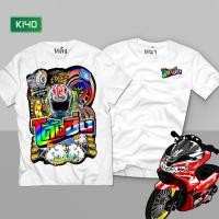 ราคา เสื้อซิ่ง โค้งซิ่ง สีขาว K140 เสื้อทีมซิ่ง ผ้า TK โพลีเอสเตอร์ 100% (3636729630)