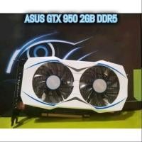 ราคา การ์ดจอ ASUS รุ่น NVIDIA GeForce GTX 950 2GB DDR5 ต่อไฟเลี้ยง 6 pin (no box) มือสอง ไม่มีกล่อง (6680192180)