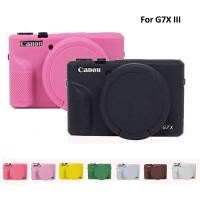 ราคา For Canon G7X Mark III G7X3 Camera Silicone Cover Soft Protective Skin Case with Lens Cap for G7XIII Vlog Camera Bag Acc (29419216606)