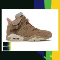 ราคา Nike Air Jordan 6 Retro Travis Scott British Khaki รับประกันของแท้ (11502644336)