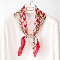 ราคา ผ้าพันคอผ้าไหม Square Hijab ผ้าพันคอคอผ้าไหมคลาสสิก (27077093511)