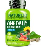 ราคา NATURELO Mens Multivitamins for Men 50+ - One Daily Multivitamin for Men with Vitamins, Minerals & Organic Whole Foods, Boost Energy & Health, Non-GMO, 60 แคปซูลมังสวิรัติ (50508808866)