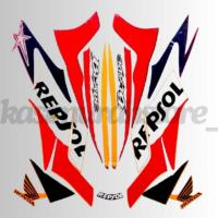ราคา สติ๊กเกอร์แถบ Honda Blade Repsol 2009 - Standard Blade Repsol 2009 Sticker List & (54909067131)