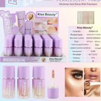 ราคา ไฮไลท์เตอร์ เนื้อลิควิดผิวฉ่ำโกลว์ Kiss Beauty Highlighter ไฮไลท์เนื้อครีม ชิมเมอร์ หน้าฉ่ำ หน้าเงา ผิวโกลว์ (29876070221)
