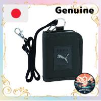 ราคา Kutsuwa Puma Polyester Wallet Large Coin Pocket Wallet Black PM380BK Mediumdirect from japan (42424788770)