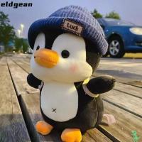 ราคา ELDGEAN กระเป๋าเป้สะพายหลังตุ๊กตาเพนกวินน้อย, ตุ๊กตาสัตว์ Comfort Sleep Companion ของเล่นตุ๊กตา, น่ารักสวมหมวกเพนกวินโยนหมอนของขวัญวันเกิด (51058540211)