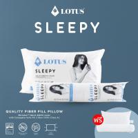 ราคา [2แถม2] LOTUS หมอนหนุน + หมอนข้าง ใยสังเคราะห์ รุ่น SLEEPY (28486161717)