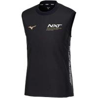 ราคา Mizuno Volleyball Wear N-XT Sleeveless Piste Shirt V2MEB512 Black Gold (52456959148)