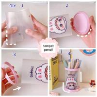 ราคา (Ganbaru) กล่องดินสอตั้งโต๊ะ | ที่เสียบปากกา | ที่ใส่เครื่องเขียนแบบหลอดน่ารัก (11599030741)