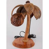 ราคา โคมไฟกะลามะพร้าว ต้นลีลา 1ลูก ฐานไม้ #งานกะลา#งานแฮนด์เมด#handmade#otop (6767815264)