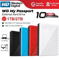ราคา Fast ShipWD 2.5 HDD My Passport External Hard Disk (1TB/2TB/4TB) USB3.0 ฮาร์ดไดรฟ์แบบพกพา (43065975147)