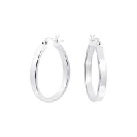 ราคา [พร้อมส่ง] Silver Thai 4mm x 34mm Square Hoop Earrings Silver ต่างหูห่วงสี่เหลี่ยมขนาด เงินแท้925 ใ (47259206703)