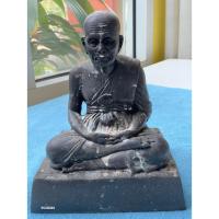 ราคา LP0207-014603 พระบูชาหลวงปู่ทวด วัดช้างให้ หน้าตัก 4 นิ้ว พ.ศ. 2545 ใต้ฐานฝังเหรียญทองแดงตอกโค้ด (26500112714)