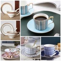 ราคา SET แก้วกาแฟมีลวดลาย ชุดกาแฟ ลายโบราณ (13934053388)