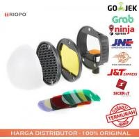 ราคา TRIOPO Speedlite การปรับเปลี่ยนไฟแฟลช DIffuser Reflector - TR08 (40171522552)