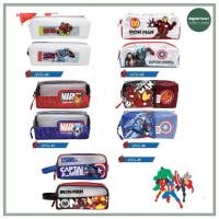 ราคา *ของแท้* กระเป๋าดินสอ marvel avenger ขอลิขสิทธิ์ ลาย ironman และ captain america มี 5 ขนาดให้เลือก (29986069740)