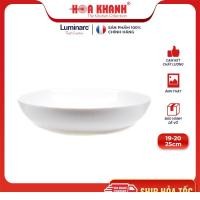 ราคา Luminarc Diwali Lines Deep Glass Plate 20cm สําหรับเก็บอาหาร กันกระแทก เทมเปอร์ - 1 แผ่น - Q1662 (29190032390)