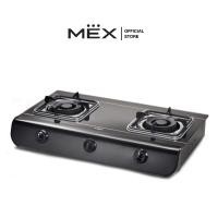 ราคา MEX รุ่น PC727CB เตาแก๊สฐานกระจก 2 หัวเตาทองเหลืองรมดำ ขนาด 72 ซม. (ชนิดตั้งโต๊ะ) (5923845527)