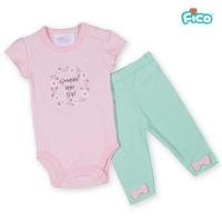 ราคา Fico เสื้อผ้าเด็ก item 3 ลาย โบว์น้อย 1 เซ็ต มี 3 ชิ้น (7549162945)