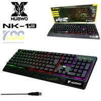 ราคา Nubwo NK-19 Valoz Rubber Dome switch Gaming Keyboard รับประกัน 6 เดือน (8402817887)