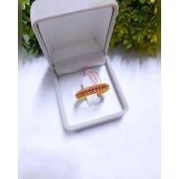 ราคา แหวนพลอยทับทิม ฝังพลอยทับทิมรอบวง [งานจิวเวลรี่] (5061721086)